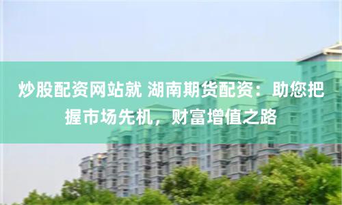 炒股配资网站就 湖南期货配资：助您把握市场先机，财富增值之路